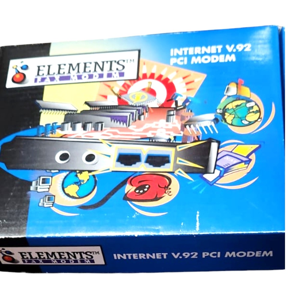Elements Fax Modem Internet V.92 PCI Modem